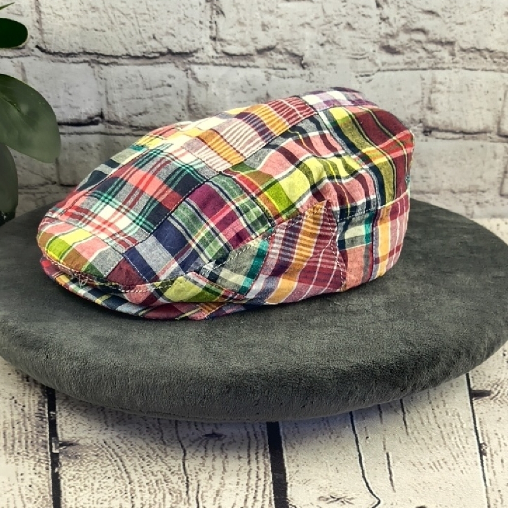 Broner Multicolor Plaid flat Snap Cap Hat, Large - Picture 5 of 11